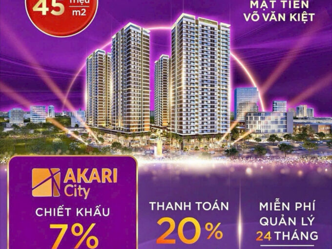 Match mở bán căn hộ Akari Nam Lengthy chiết khấu ưu đãi 7% và 180tr giờ vàng.