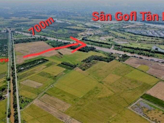 Đất bán, mặt tiền view kênh thoáng mát, 15×50, đất trồng cây hàng năm khác