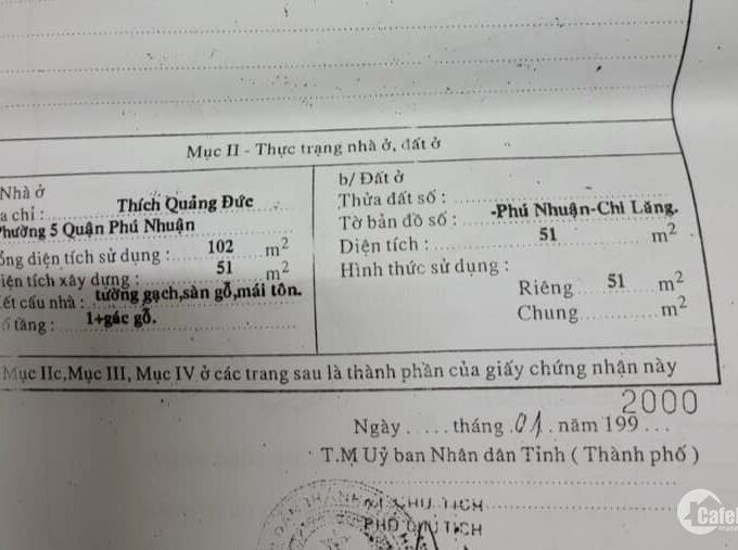 Nhà c4 51m2 (9,1 x 6), có sân trước nhà lớn, Thích Quảng Đức. Chỉ 4,5 tỷ
