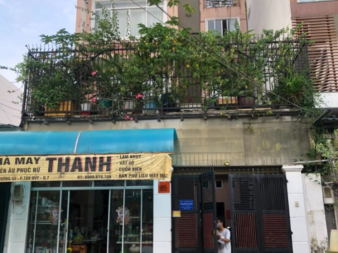 bán nhà 8 x21m đường 45 phường tân quy Q7 + 4 lầu