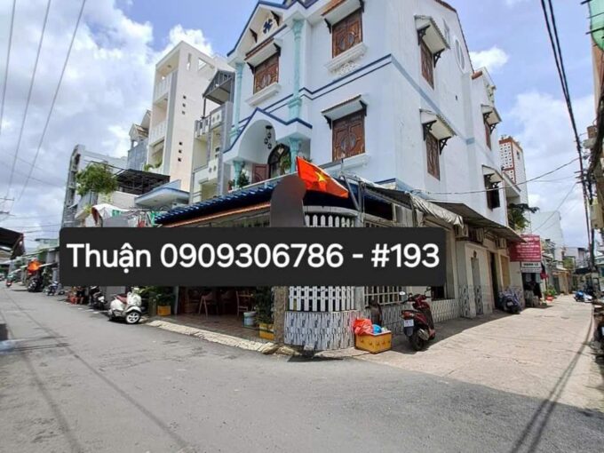 BIỆT THỰ 4 TẦNG – 2 MẶT TIỀN ĐƯỜNG CHỢ NGUYỄN THỊ THẬP