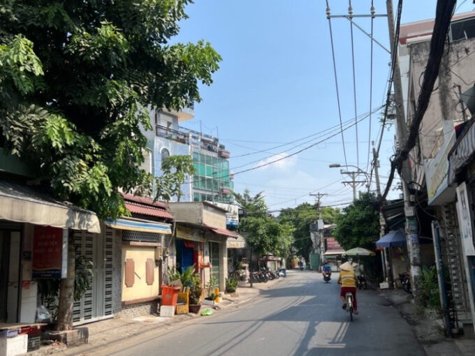 BÁN NHÀ MẶT TIỀN ĐƯỜNG TÂN HÒA ĐÔNG NGAN BỀ THẾ 8.2M NỞ HẬU 10M CHỈ HƠN 60TR/M2